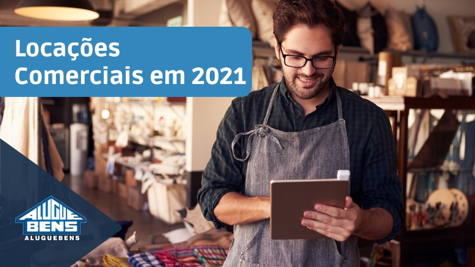 Melhora de locações comerciais em 2021